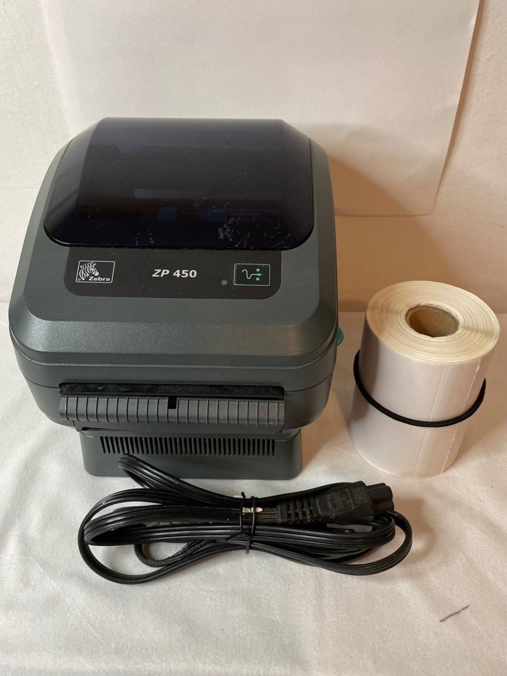 Zebra ZP 450 Gray Thermal Label Printer - Gray
